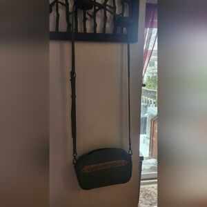 MATT & NAT Olive Green Crossbody Bag